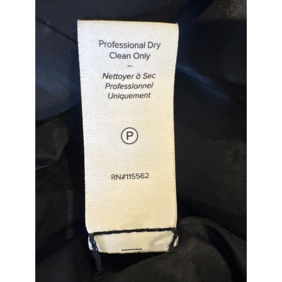 Cinq A Sept Catriona Size 10 Black White Polka Dot Pleated Hem Dress $396 - Picture 12 of 13